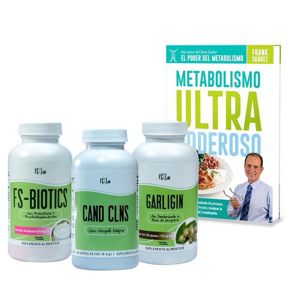 KIT CAND CLNS CON LIBRO (EL #1 DE FRANK) METABOLISMO ULTRAPODEROSO