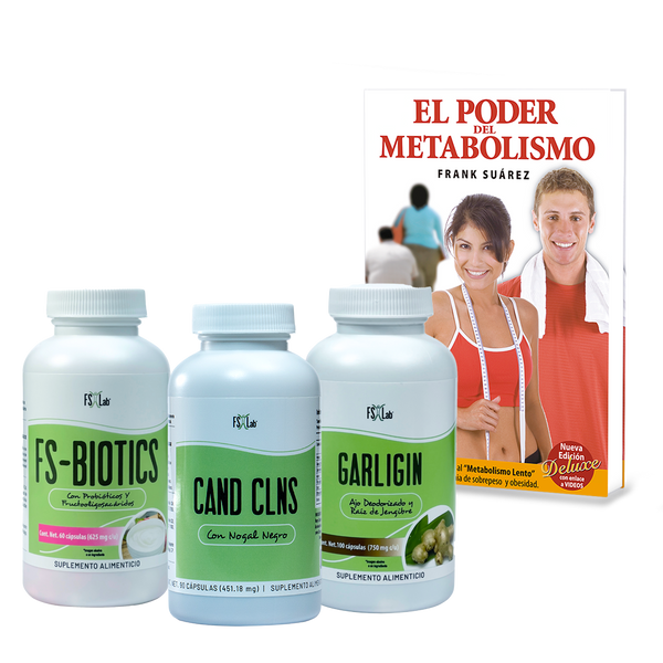 KIT CAND CLNS CON LIBRO (EL #1 DE FRANK) EL PODER DEL METABOLISMO