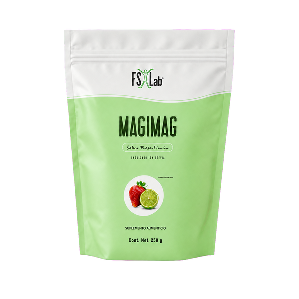 MagiMag (250g de Citrato de Magnesio en polvo para tomar con agua) fresa-limón
