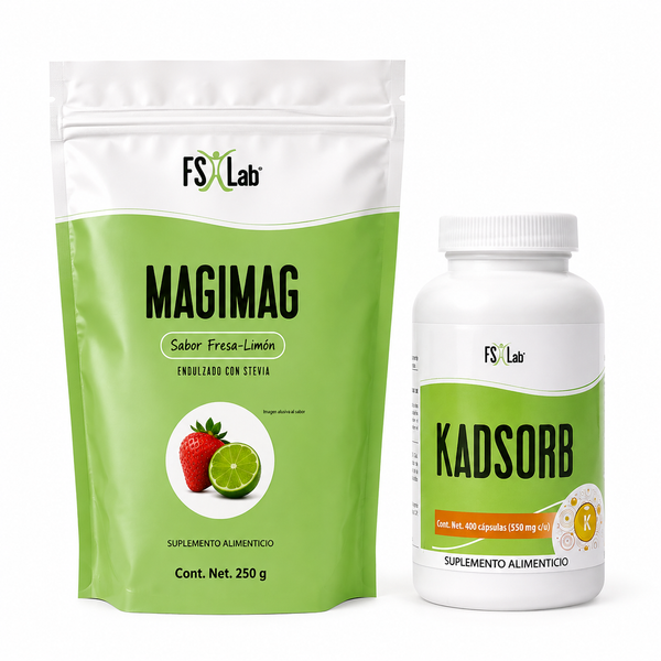 Kit Dúo Dinámico Potasio y Magnesio sabor Fresa-Limón (El Dúo Más Hablado Por Frank)