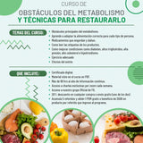 Curso de obstáculos del metabolismo y técnicas para restaurarlo