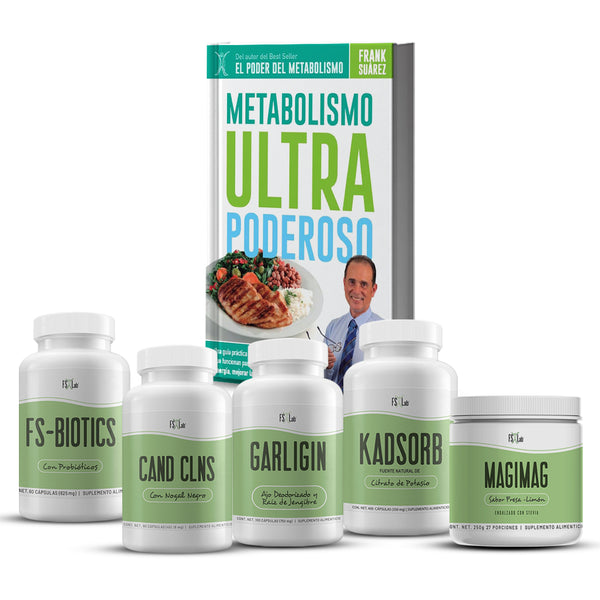 Kit Cand Clns y Dúo Dinámico con libro Metabolismo Ultra poderoso