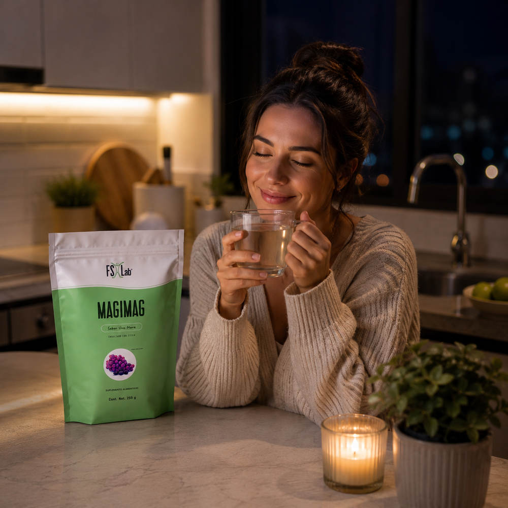 Kit 3 botes de MagiMag 3 diferentes sabores(Fresa-Limón, Mandarina, Uva)