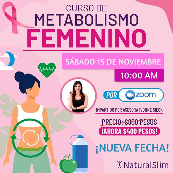 curso de METABOLISMO FEMENINO impartido por IVONNE SIECK