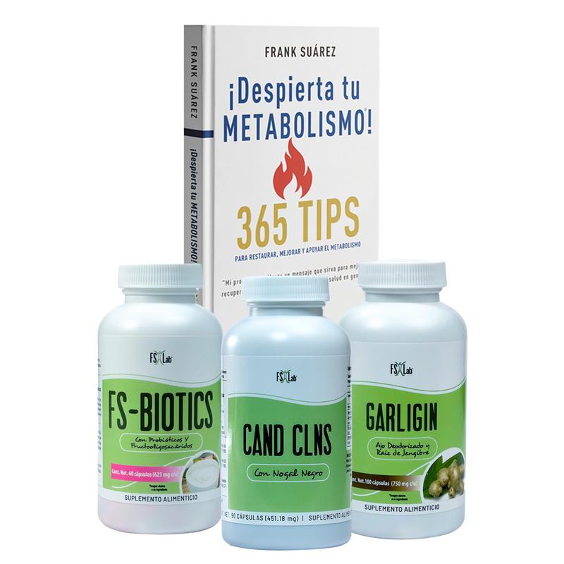 KIT CAND CLNS (EL #1 DE FRANK) CON LIBRO Despierta tu Metabolismo