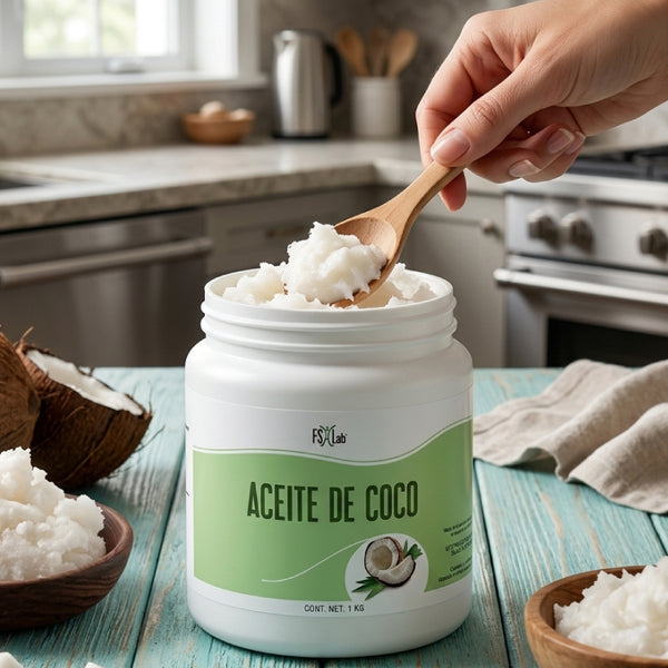 Aceite de Coco 1 Kilo (Aceite Para Cocinar)