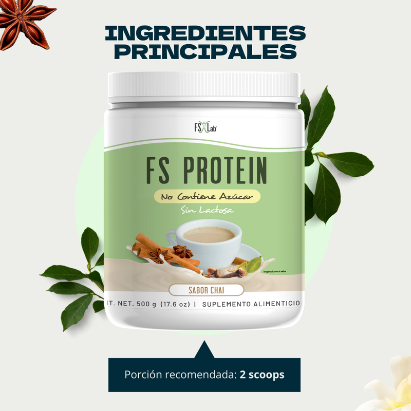 Proteína de Aislado de Suero de Leche-Whey Protein-FS- Protein Sin Azúcar Chai