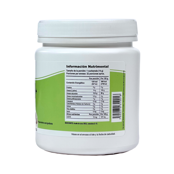 Aceite de Coco 10+ (con la Coenzima Japonesa Q10)