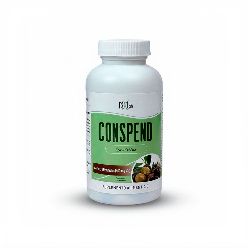 Conspend- incluye Magnesio, extracto de olivo y glutamina