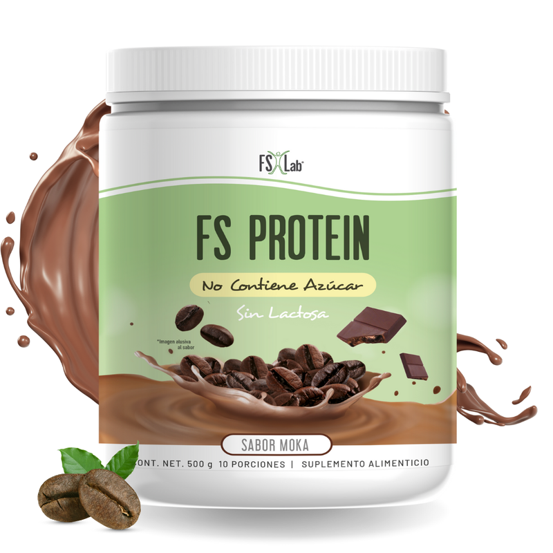 Proteína de Aislado de Suero de Leche-Whey Protein-Meta-B Protein Sin Azúcar Moka 500g