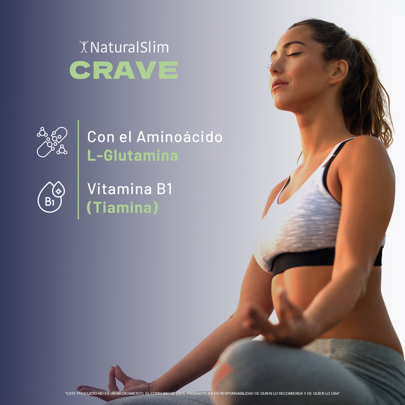 CRAVE (L-Glutamina, Tiamina, Estearato de Magnesio)