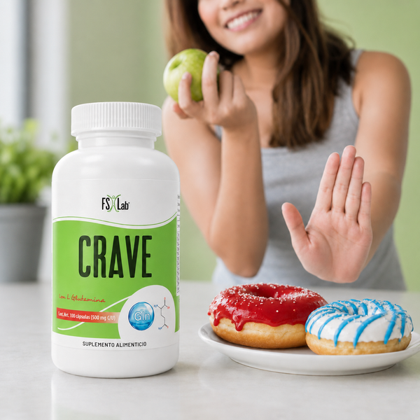 CRAVE (L-Glutamina, Tiamina, Estearato de Magnesio)