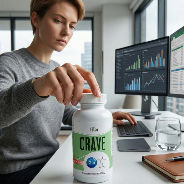 CRAVE (L-Glutamina, Tiamina, Estearato de Magnesio)