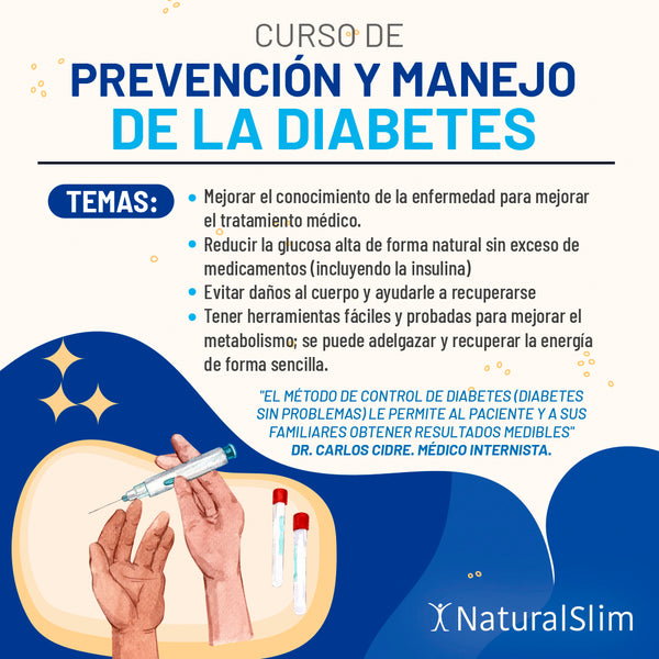 Curso de prevención y manejo de la diabetes