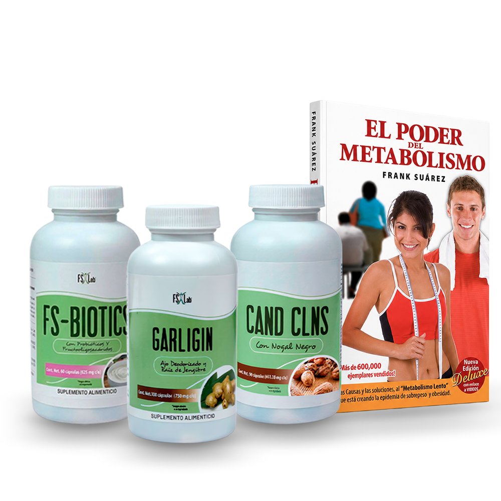KIT CAND CLNS CON LIBRO (EL #1 DE FRANK) EL PODER DEL METABOLISMO