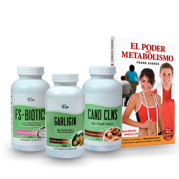 KIT CAND CLNS CON LIBRO (EL #1 DE FRANK) EL PODER DEL METABOLISMO