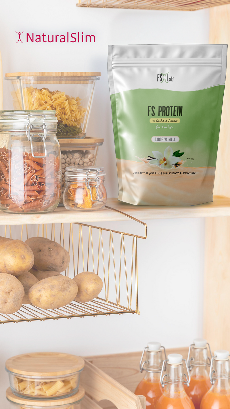 Bolsa Proteína de Aislado de Suero de Leche-Whey FS-Protein Sin Azúcar 1 kilo Vainilla