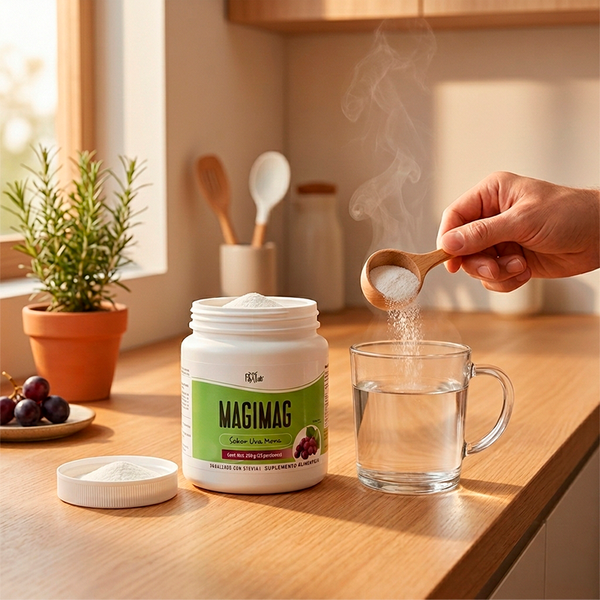 3 MAGIMAG Uva-Mora (250g de Citrato de Magnesio en polvo para tomar con agua)