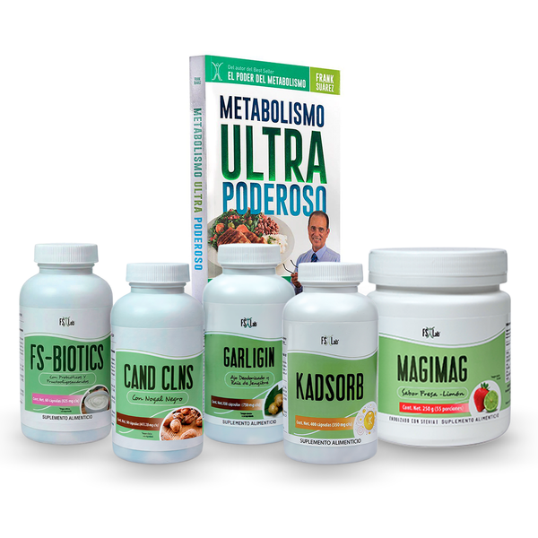Kit Cand Clns y Dúo Dinámico con libro Metabolismo Ultra poderoso