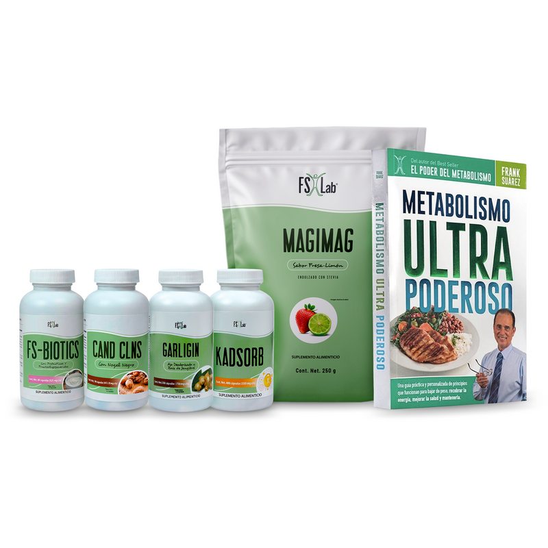 Kit Cand Clns y Dúo Dinámico con libro Metabolismo Ultra poderoso