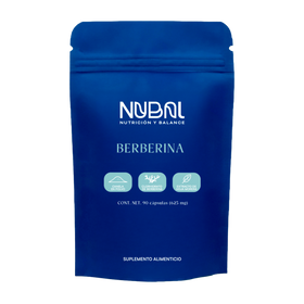 Berberina 97% HPLC NUBAL | Suplemento Alimenticio 90 Cápsulas