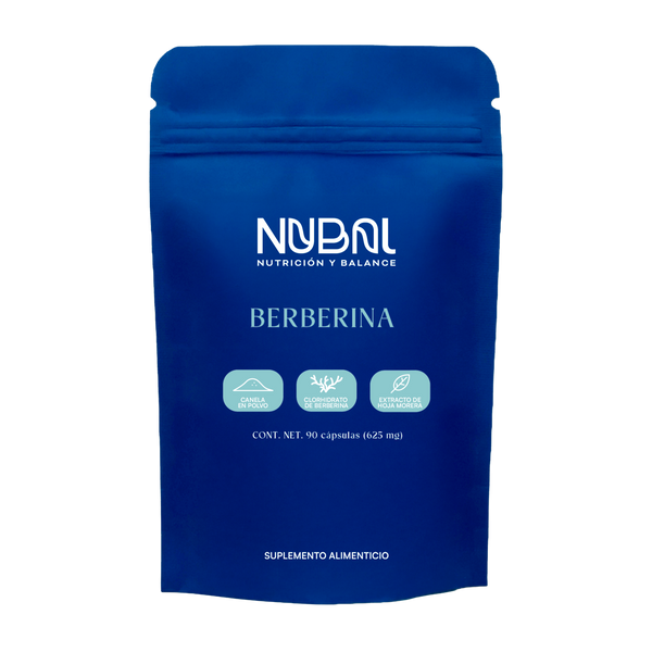 Berberina 97% HPLC NUBAL | Suplemento Alimenticio 90 Cápsulas