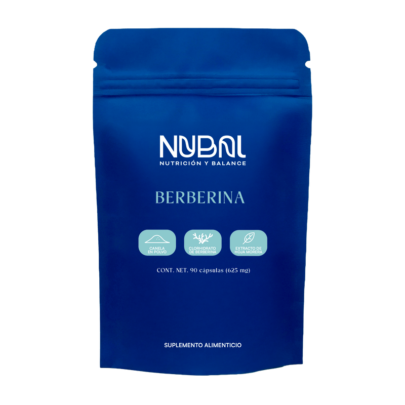 Berberina 97% HPLC NUBAL | Suplemento Alimenticio 90 Cápsulas