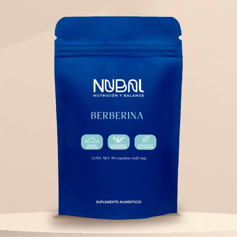 Berberina 97% HPLC NUBAL | Suplemento Alimenticio 90 Cápsulas