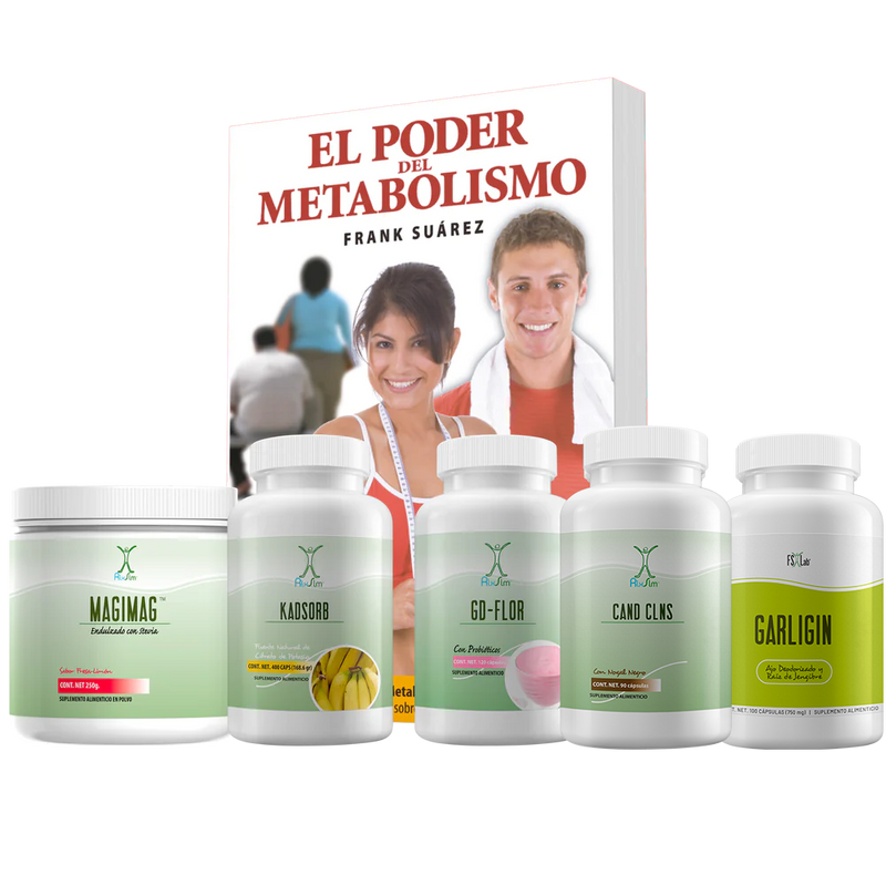 Kit Cand Clns y Dúo Dinámico con libro El Poder del Metabolismo