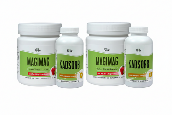 2 Kit Dúo Dinámico Potasio y Magnesio sabor Fresa-Limón