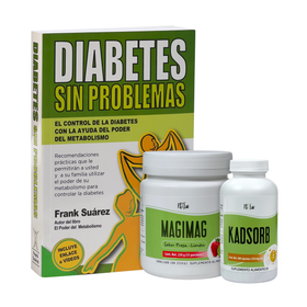 DÚO DINÁMICO Y LIBRO DIABETES SIN PROBLEMAS DE FRANK SUÁREZ