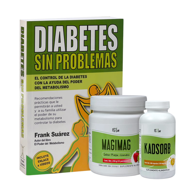 DÚO DINÁMICO Y LIBRO DIABETES SIN PROBLEMAS DE FRANK SUÁREZ