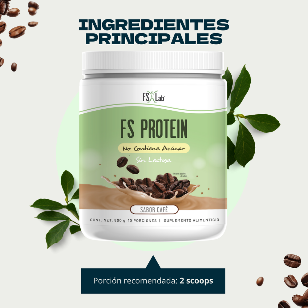 Proteína de Aislado de Suero de Leche-Whey- Protein Sin Azúcar Café 500g