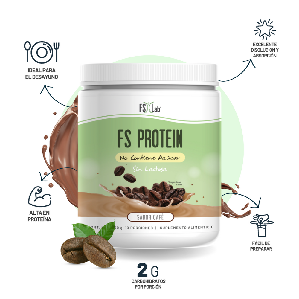 Proteína de Aislado de Suero de Leche-Whey- Protein Sin Azúcar Café 500g