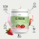 Proteína de Aislado de Suero de Leche-Whey FS-Protein Sin Azúcar Fresa