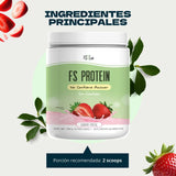 Proteína de Aislado de Suero de Leche-Whey FS-Protein Sin Azúcar Fresa