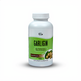 Ajo Deodorizado y Polvo de Jengibre en Cápsula Garligin