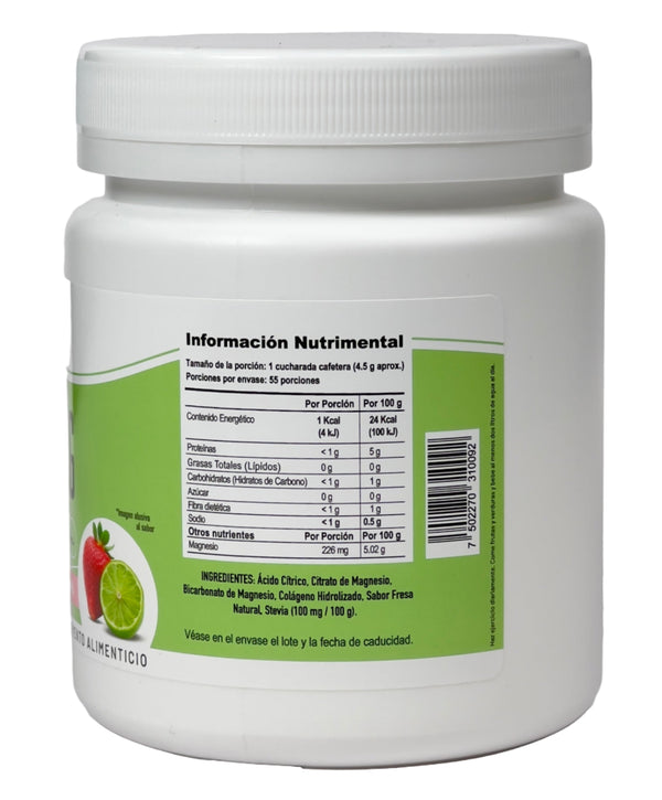 MagiMag (250g de Citrato de Magnesio en polvo para tomar con agua) fresa-limón