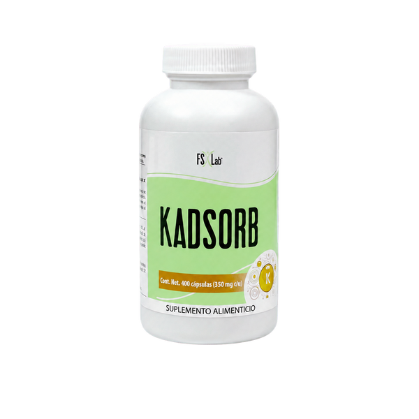 Citrato de Potasio 400 cápsulas (Kadsorb) con 99mg de potasio por cápsula