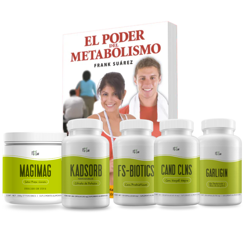 Kit Cand Clns y Dúo Dinámico con libro El Poder del Metabolismo