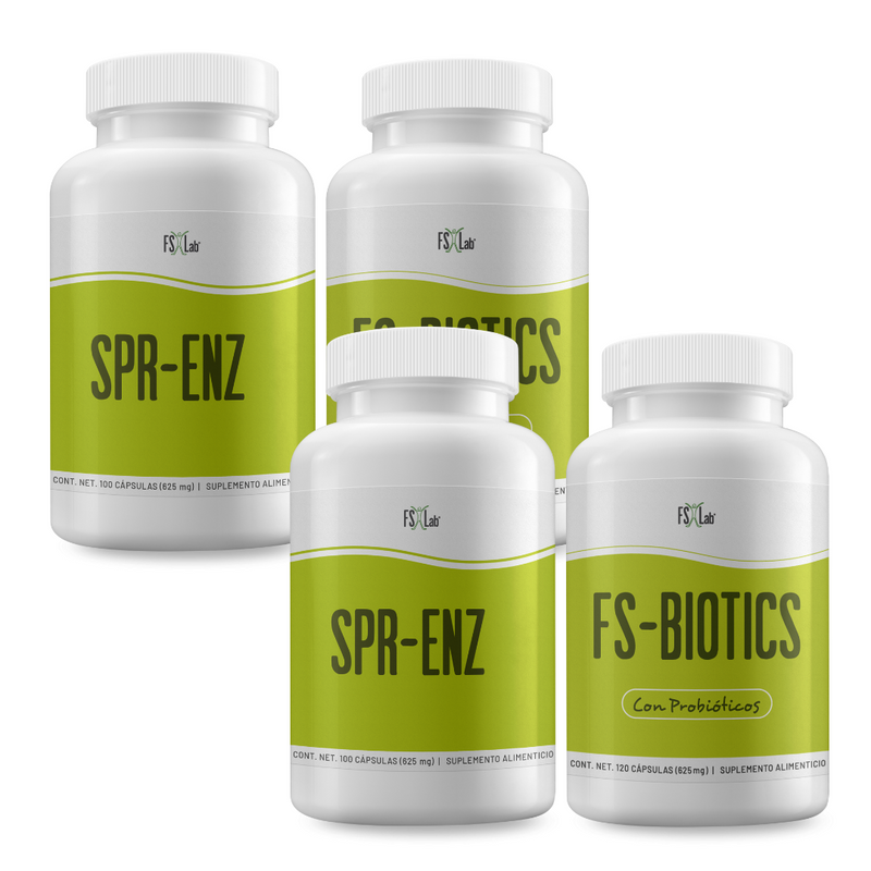 Kit FS-Biotics y SPR-ENZ (2 botes de SPR-ENZ Y 2 botes de FS-biotics)