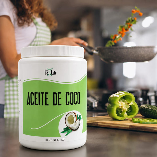 Aceite de Coco 1 Kilo (Aceite Para Cocinar)