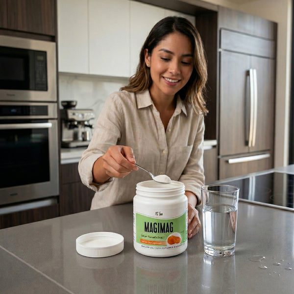 MagiMag sabor mandarina(250g de Citrato de Magnesio en polvo para tomar con agua)