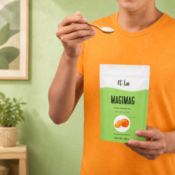 MagiMag sabor mandarina(250g de Citrato de Magnesio en polvo para tomar con agua)