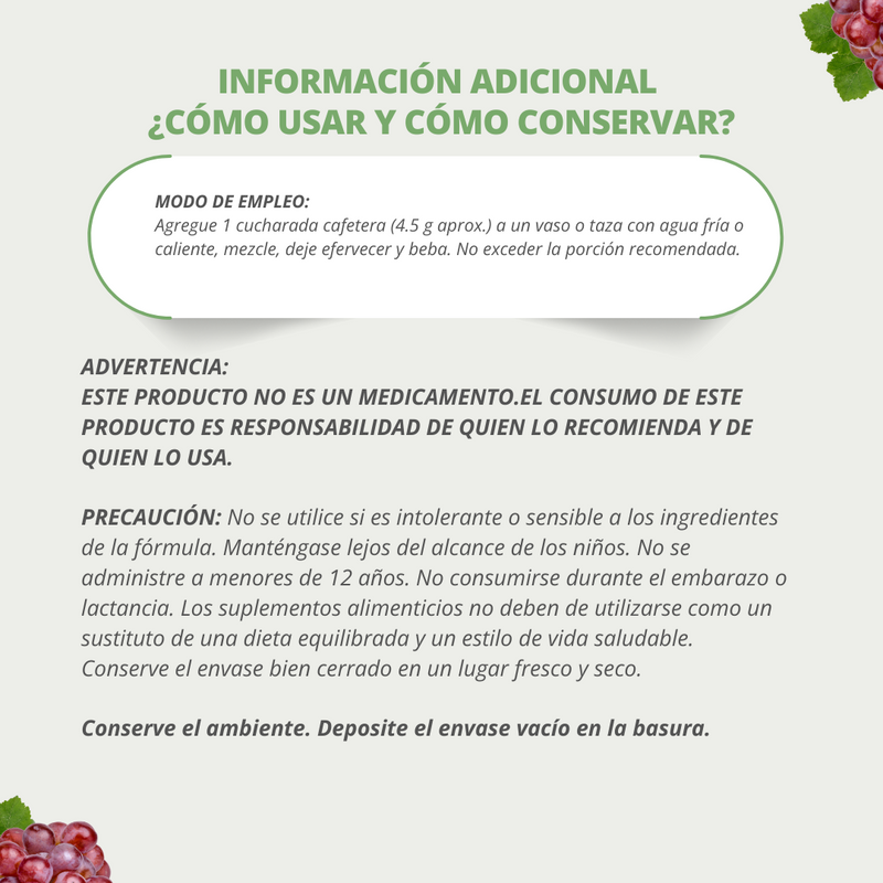 MagiMag sabor uva-mora (250g de Citrato de Magnesio en polvo para tomar con agua)