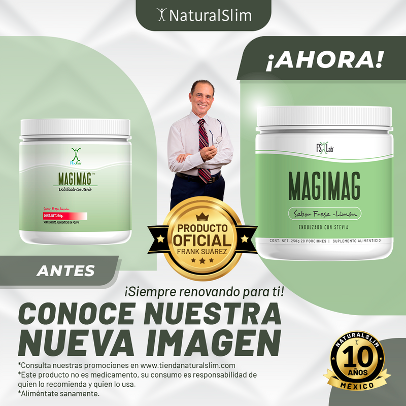 Kit 3 botes de MagiMag 3 diferentes sabores(Fresa-Limón, Mandarina, Uva)