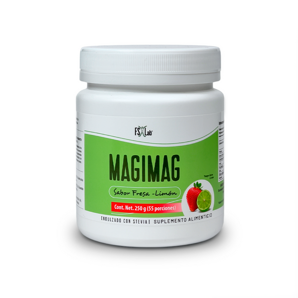 MagiMag (250g de Citrato de Magnesio en polvo para tomar con agua) fresa-limón