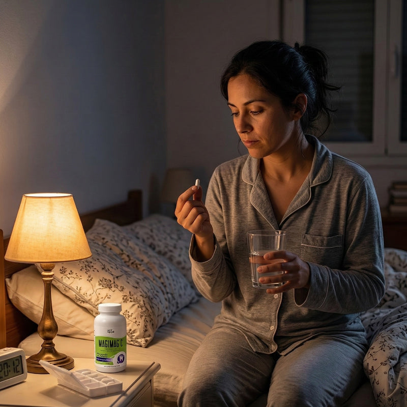 MAGIMAG C (100 cápsulas de citrato de magnesio y potasio)