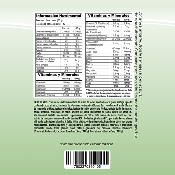 Proteína de Aislado de Suero de Leche-Whey Protein-FS-B Protein Sin Azúcar Café