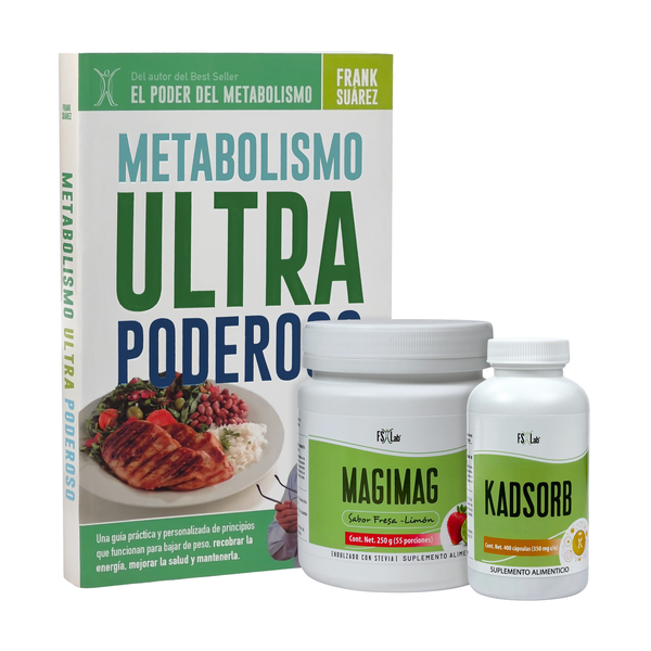 DÚO DINÁMICO Y LIBRO METABOLISMO ULTRAPODEROSO DE FRANK SUÁREZ